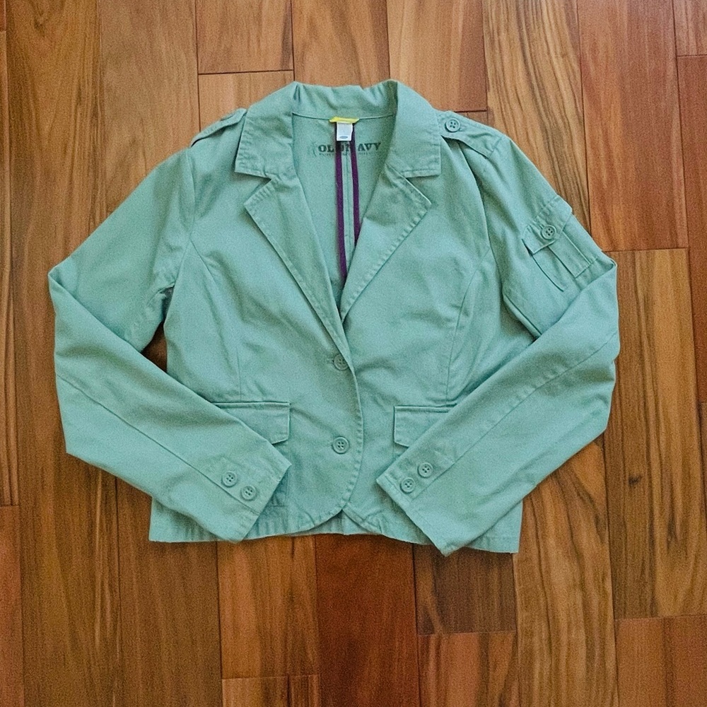 Old Navy Green Blazer